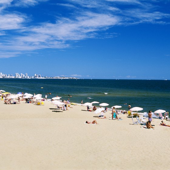 Uruguay's Punta del Este is a popular destination for tourists and well-off locals.