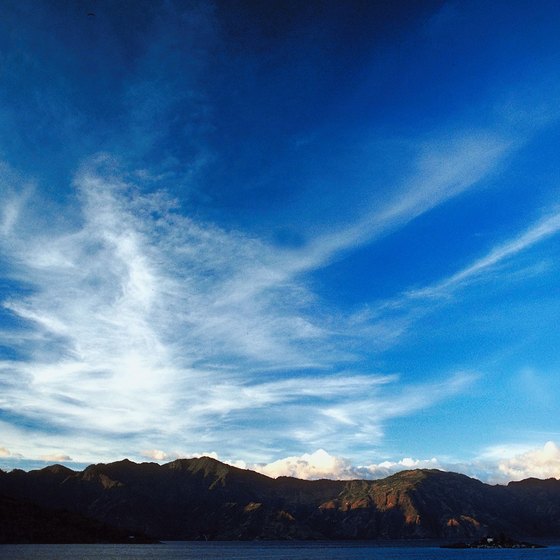 A volcanic lake in the central highlands, Lake Atitlan is a popular destination.