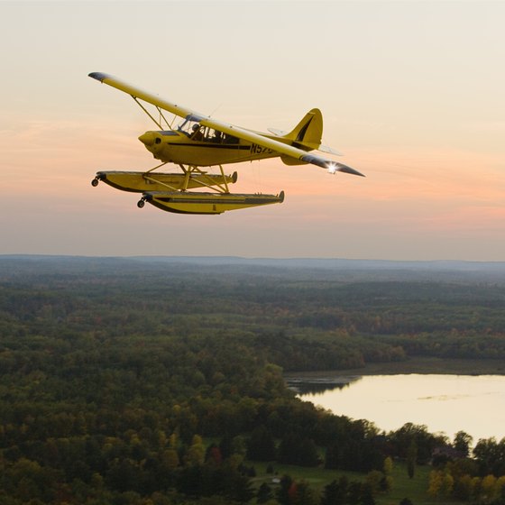 Sea planes are a scenic way to travel in Washington.