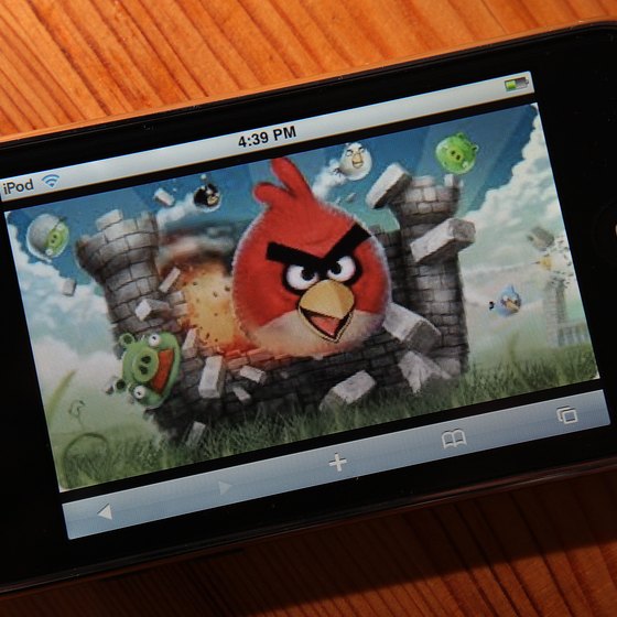 Angry Birds can be purchased from the iTunes Store.