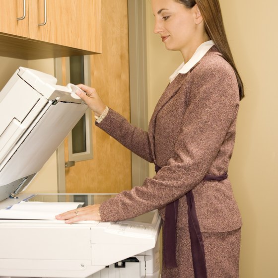 Photocopiers require upkeep to continue reproducing documents.