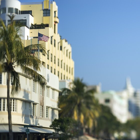 While in Miami, take a moment between South Beach shopping to appreciate the Art Deco buildings.