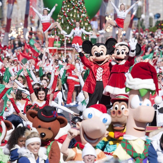 Disney World starts celebrating the holidays in November with special parades and shows.