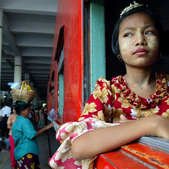 Myanmar's trains have been taking passengers around the country since 1877.