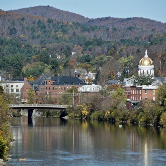 Small riverside town in Vermont.