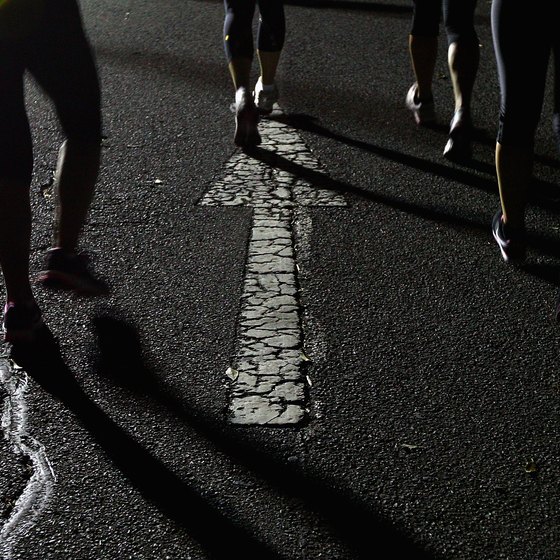 time in night jogger