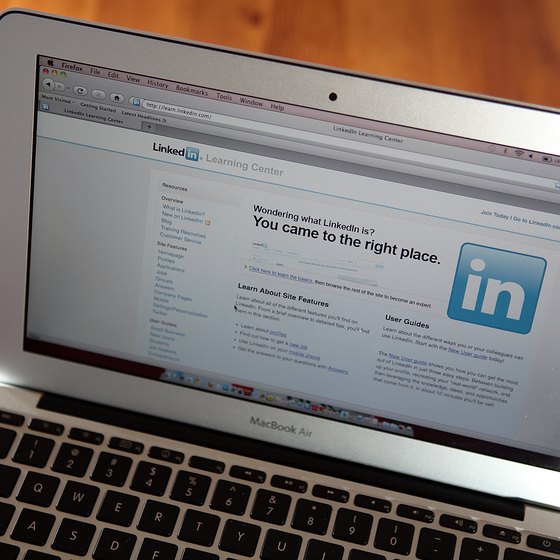 Share your business news with contacts via a LinkedIn status update.