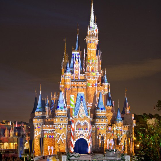 A dream wedding might be outside Cinderella Castle.