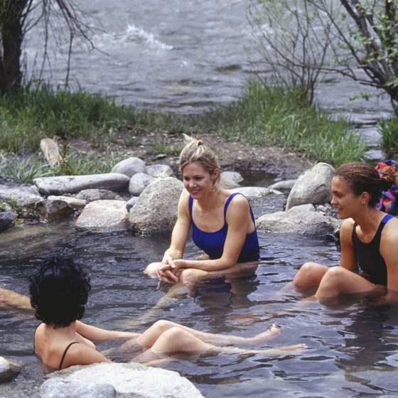 Relax in a hot spring along the Kern River near Lake Isabella.