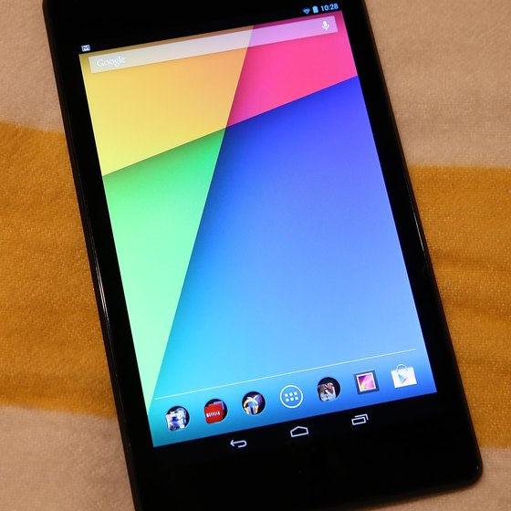 Google's Nexus 7 tablet runs the Android operating system.