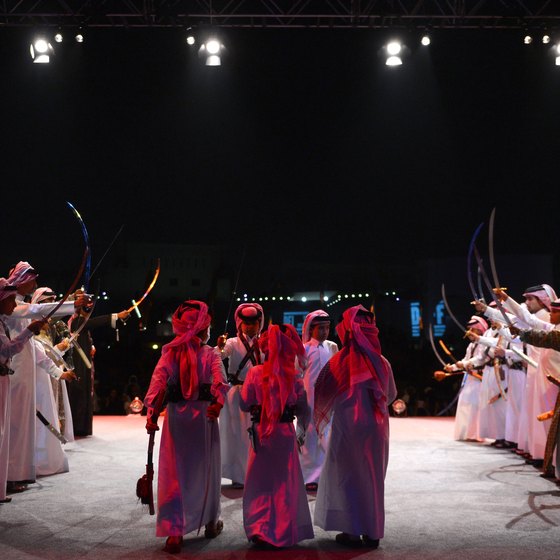 Performers at the annual Doha Tribeca Film Festival.