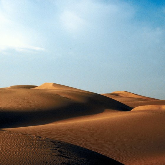 Deserts in India are the hottest and driest areas in the country.