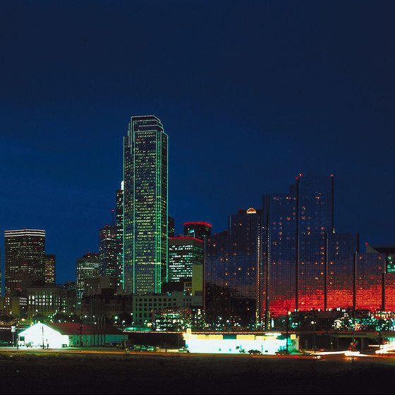 An eclectic array of waterfalls exist in the shadow of Dallas' famed skyline.