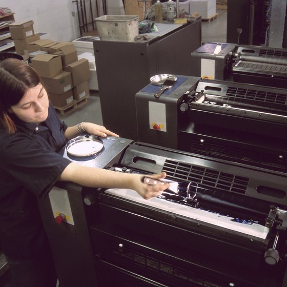 Inkjet printers vary in size, from small desktop to large commercial models.