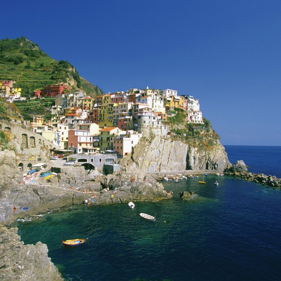 Riomaggiore is one of the five "lands" of the Cinque Terre.