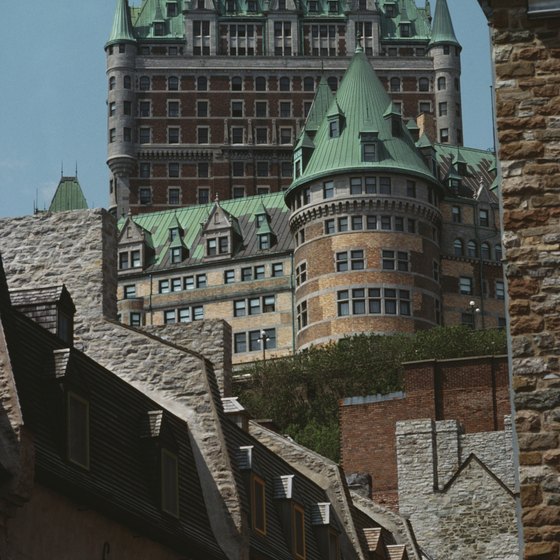 You are likely to see the famous Chateau Frontenac once you arrive in Quebec City.