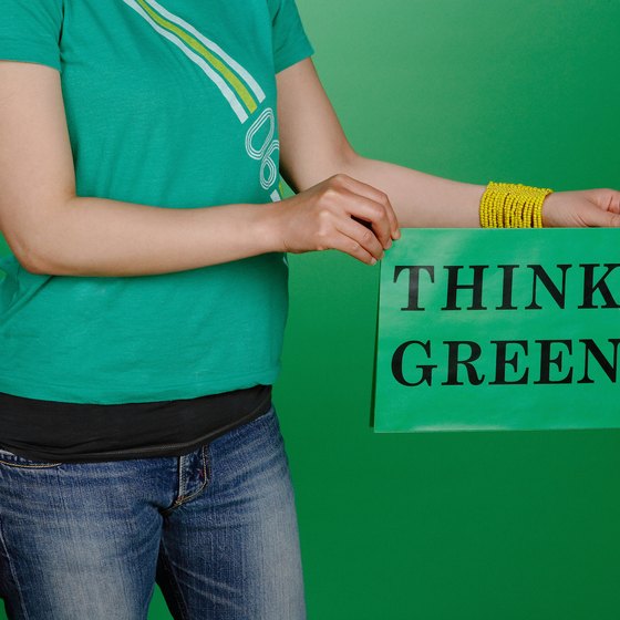 Businesses often use environmental slogans as marketing tools.