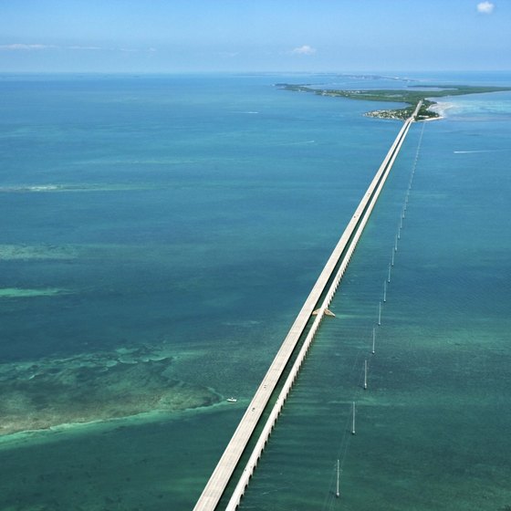 The Overseas Highway runs through Islamorada in the Florida Keys.