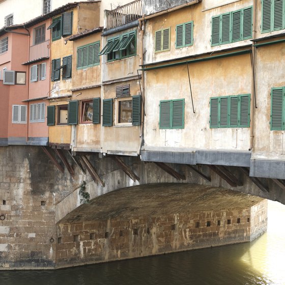 Florence's Ponte Vecchio is one of the city's main tourist sights.