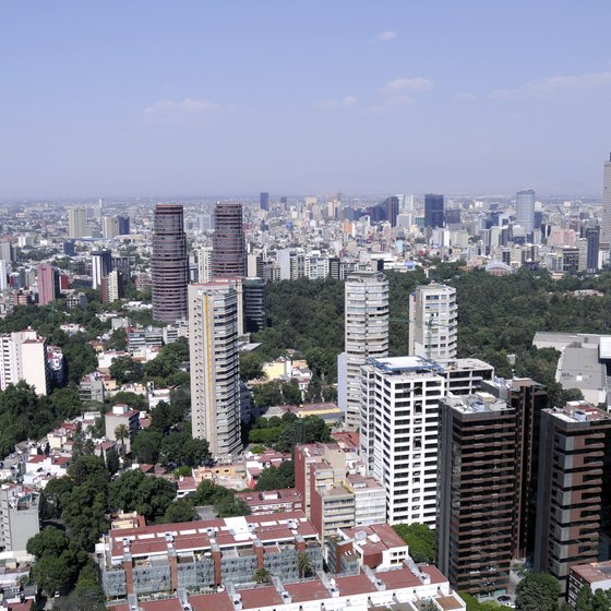 In Aztec fashion, the Spaniards built Mexico City in a grid pattern.