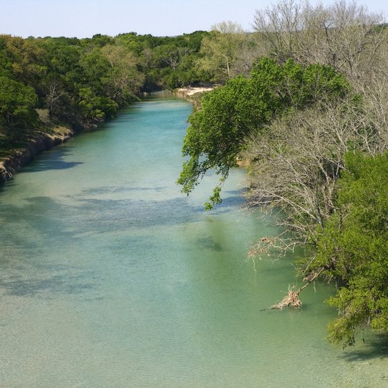 Wimberley lies along the Blanco River in Texas Hill Country.