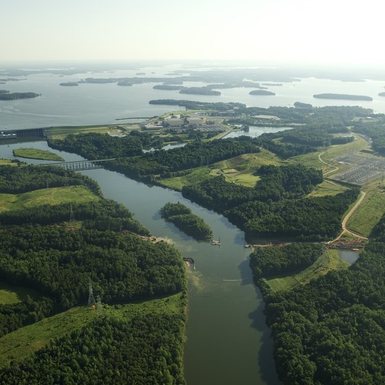 Sprawling Lake Norman is just a short drive south of Statesville.