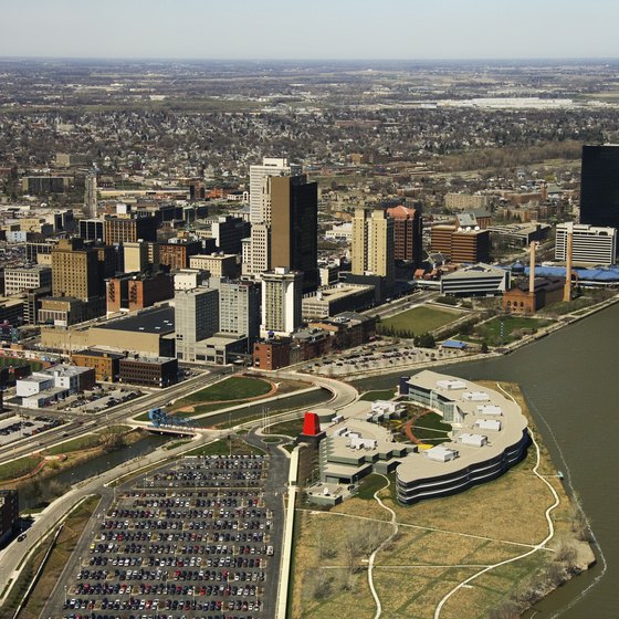 Toledo sits at the mouth of the Maumee River.