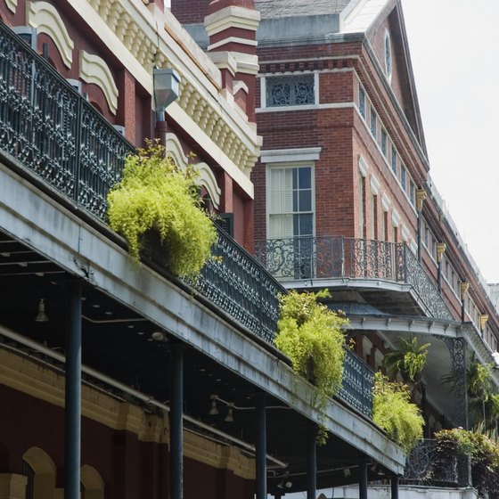 Travelers spend the night in New Orleans.