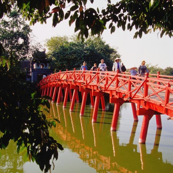 The cool, dry months are the best times to visit picturesque Hanoi.