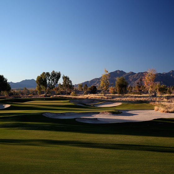 A view of the 10th hole at Maricopa's Ak-Chin Southern Dunes Golf Course.