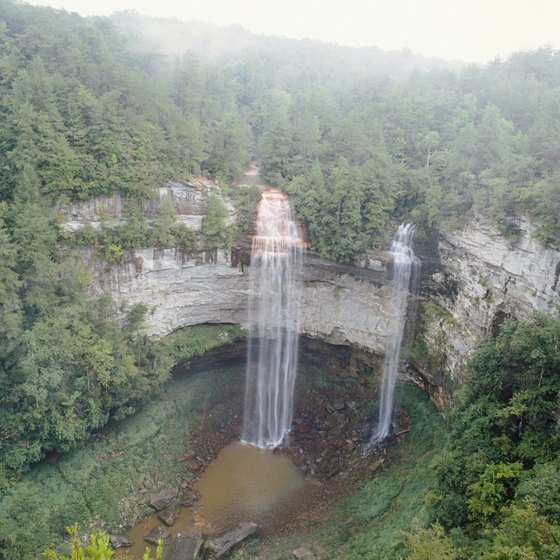 Tennessee is covered with limestone, which over time erodes into subterranean caves, tunnels and chambers.