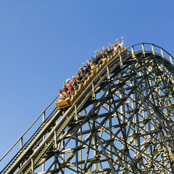 The Phoenix double oval roller coaster is a crowd pleaser.