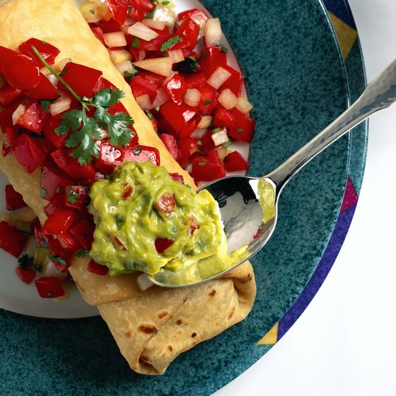 Some Humble Mexican restaurants feature Tex-Mex-inspired dishes such as chimichangas.