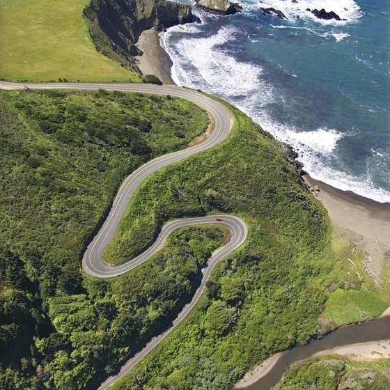 California's winding coastline is bordered by the Pacific Ocean for more than 1,000 miles.