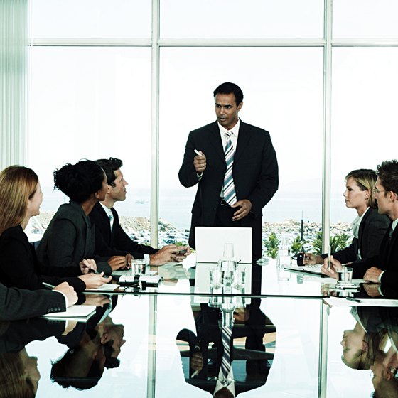A board of directors typically makes decisions by majority vote.