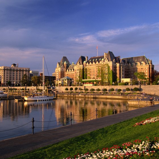 The Empress Hotel is one of the first things you see when arriving by sea or air in Victoria, British Columbia.