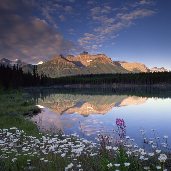 Trade in a steamy Texas summer for the cool lakes of Banff National Park in Alberta.