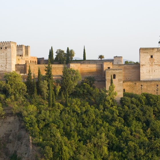 The Alhambra looks over the Valley of Granada.