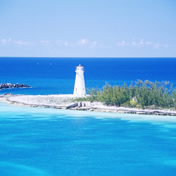 The sugary sands and translucent waters of Paradise Island are a major attraction.