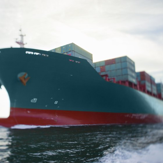 A container ship, sometimes called a "box ship," is a preferred means of moving dry freight.