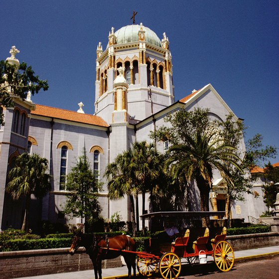 Enjoy a different perspective of St. Augustine by taking a horse-drawn carriage tour.