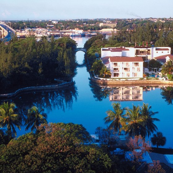 Fifty percent of Bahamas' waterfalls are at the Atlantis Resort on Paradise Island.