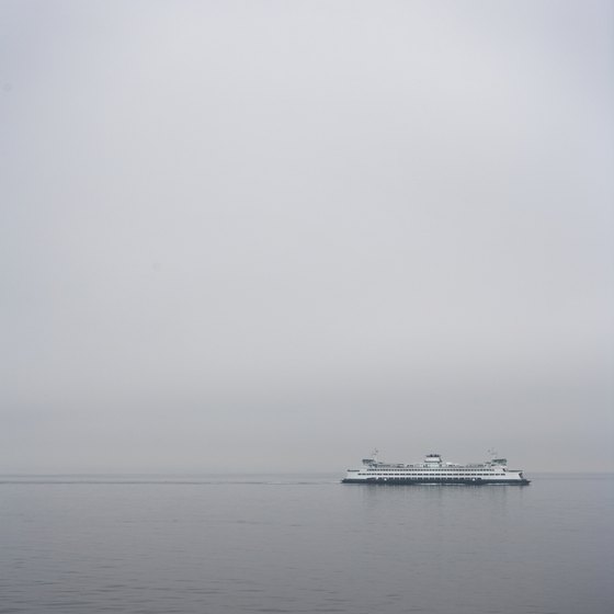 Two ferry routes connect Whidbey Island with the mainland and the Olympic Peninsula.
