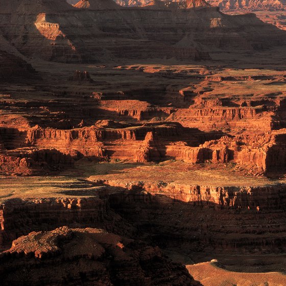 The Grand Canyon is an enormous cleft on Arizona's Colorado Plateau.