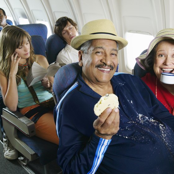 Pack an extra shirt in case of spills or cold temperatures on board.
