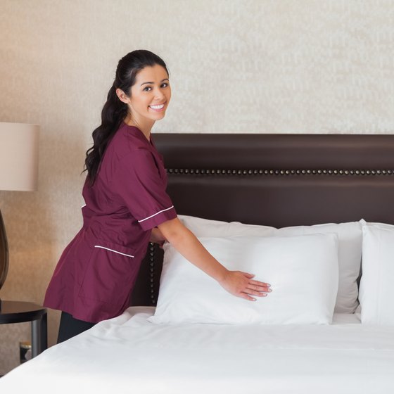 The average cost of cleaning a high-end luxury room is approximately $22 per day.