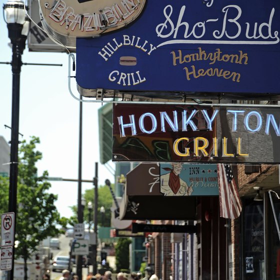 Enjoy the country music scene when you come to Nashville.