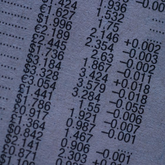 Spreadsheets help business owners track sales trends.