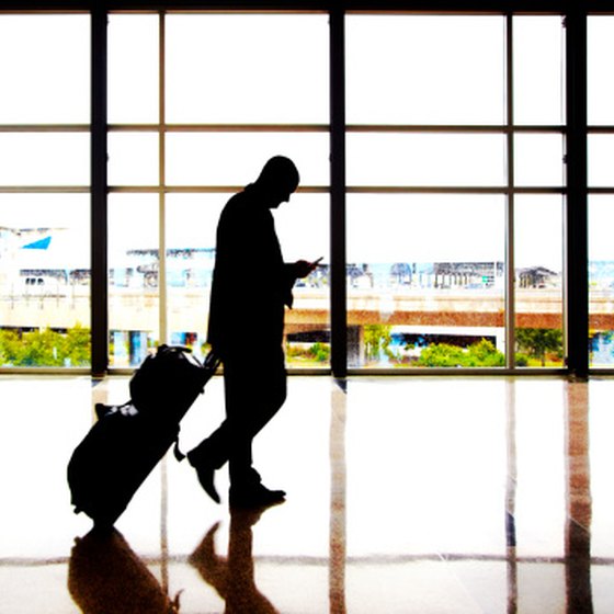 Keeping luggage together helps with travel efficiency.