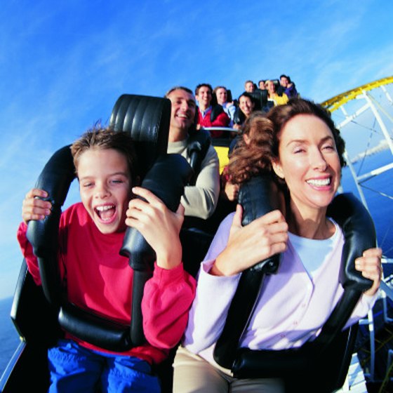 Secure your items as best you can while riding the roller coaster.